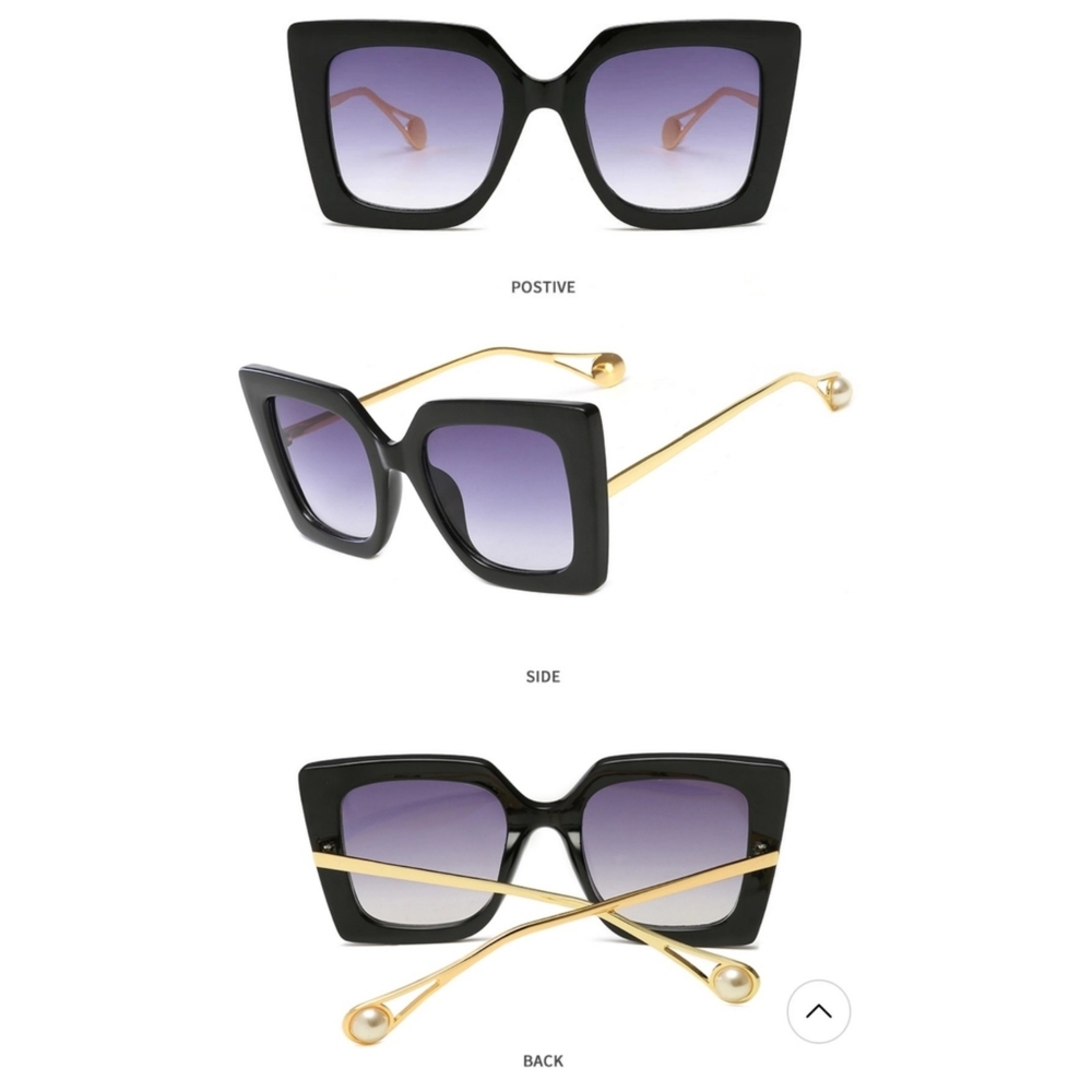Black Sunglasses With Pearl NEW Sunnies 😎